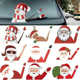 Kerst Ruitenwisser Stickers - Shopbrands