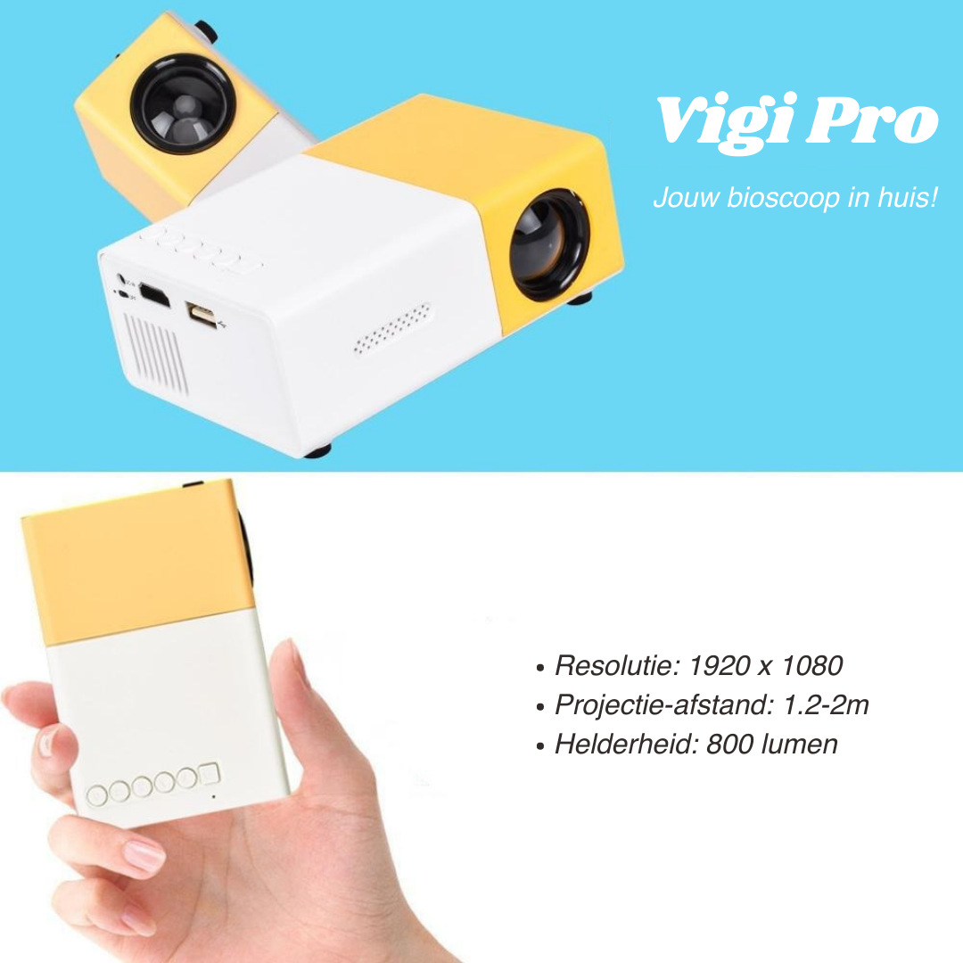 Vigi Pro™ - Mini LCD LED Projector – Shopbrands
