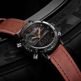 Leder Mannen Horloge XRZ102 - Shopbrands