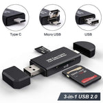 TEF - Multifunctionele USB Kaartlezer - Shopbrands
